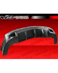 VIS Racing 2010-2013 Chevrolet Camaro Sx Carbon Rear Lip With Dry Carbon Exhaust Molding