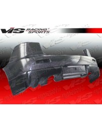 VIS Racing 2008-2014 Mitsubishi Evo 10 Oem Style Carbon Fiber Rear Bumper Cover