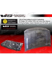 VIS Racing 1999-2002 Chevrolet Silverado 4Dr Oem Style Carbon Fiber Hood