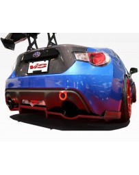 VIS Racing 2013-2016 Scion FRS 2dr N1 Carbon Rear Diffuser with mounting brackets