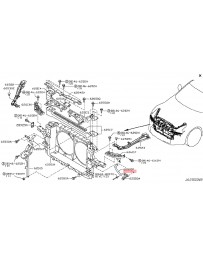 370z Nissan OEM Radiator Support Bracket LH