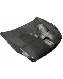 VIS Racing Carbon Fiber Hood Fuzion Style for Infiniti G35 2DR 03-07