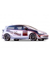 VIS Racing 2002-2005 Honda Civic Hb G-55 Series 4Pc Complete Kit W/ Extreme 7Pc Fender Flares