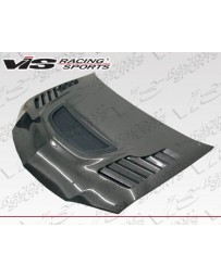 VIS Racing Carbon Fiber Hood Tracer Style for Mitsubishi EVO 8 4DR 03-05
