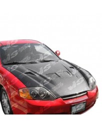 VIS Racing Carbon Fiber Hood EVO Style for Hyundai Tiburon 2DR 03-06