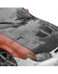VIS Racing Carbon Fiber Hood EVO Style for Mazda Protege 5 4DR 02-03