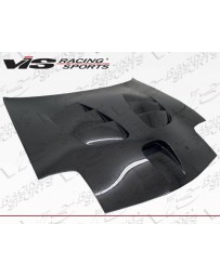VIS Racing Carbon Fiber Hood Fuzion Style for Mazda RX7 2DR 93-96