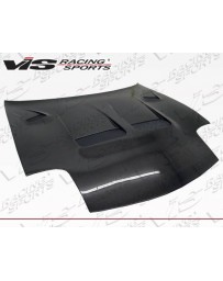 VIS Racing Carbon Fiber Hood KS Style for Mazda RX7 2DR 93-96