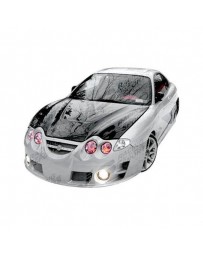 VIS Racing Carbon Fiber Hood Invader Style for Hyundai Tiburon 2DR 00-02