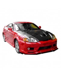 VIS Racing Carbon Fiber Hood Cyber Style for Hyundai Tiburon 2DR 03-06