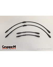 GruppeM AUDI A4 (B6) 2.0 NON-FSI 2001 - 2005 CARBON STEEL FITTING FRONT & REAR SET (BH-2007)