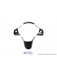 Revel GT Dry Carbon Steering Wheel Insert Covers Tesla Model 3 - 3 Pieces
