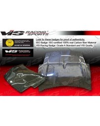 VIS Racing Carbon Fiber Hood Monster Style for Mitsubishi Eclipse 2DR 00-05