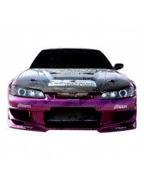 VIS Racing Carbon Fiber Hood Invader Style for Nissan 240SX 2DR 97-98