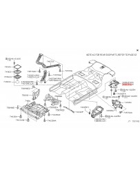 350z Nissan OEM Seat Track Cover (Left, Rear)