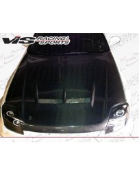 VIS Racing Carbon Fiber Hood JS Style for Honda Prelude 2DR 97-01