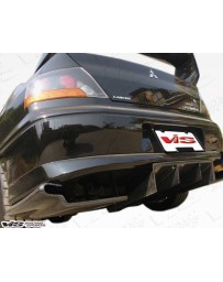 VIS Racing Universal VRS 3 pieces Carbon Fiber Rear Diffuser