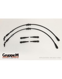 GruppeM VOLKSWAGEN GOLF 4 R32 2003 - 2004 - CARBON STEEL FITTING FRONT & REAR SET (BH-7005)