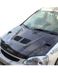 VIS Racing Carbon Fiber Hood EVO Style for Honda CRX Hatchback 88-91