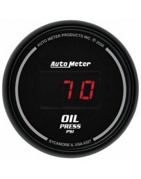 Nissan GT-R R35 AutoMeter Digital Oil Pressure Gauge 100 PSI