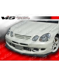 VIS Racing 1998-2005 Lexus Gs 300/400 4Dr Alfa Front Bumper With Carbon Fiber Lower Add-On Front Lip