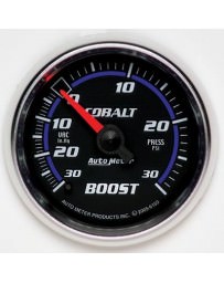 Nissan GT-R R35 AutoMeter Cobalt Mechanical Boost Gauge 30 PSI - 52mm