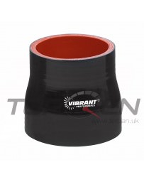 350z Vibrant Silicone Transition Coupler - 2.5" to 3", 3" Long - Black