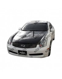 VIS Racing Carbon Fiber Hood OEM Style for Infiniti G35 2DR 03-07