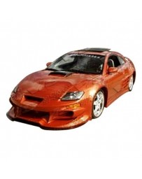 VIS Racing 2000-2005 Mitsubishi Eclipse 2Dr Invader 2 Side Skirts