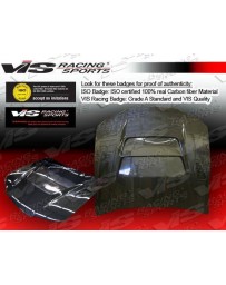 VIS Racing 1995-1996 Nissan 240Sx 2D Dv 2 Carbon Fiber Hood