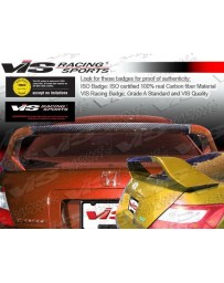 VIS Racing Carbon Fiber Spoiler Techno R Style for Honda Civic 2DR 06-11