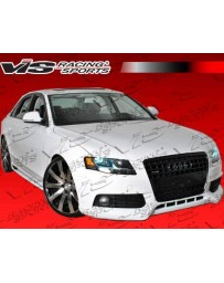 VIS Racing 2009-2012 Audi A4 4Dr R Tech Carbon Front Lip