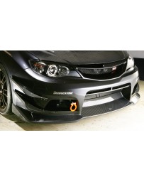 Varis Carbon Fiber Lip Spoiler Subaru STI GRB 08-12