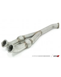AMS Performance 2009+ Nissan GT-R R35 Alpha 90mm Race Midpipe Non-Resonated 76mm Exit