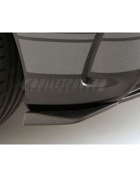 Varis Carbon Fiber Rear Under Flipper Left and Right Set Mercedes Benz A45 AMG Wagon 13-18