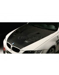 Varis Plain Weave Carbon Fiber Vented Cooling Hood BMW E92 M3 08-13