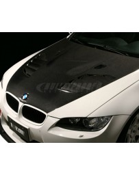 Varis Plain Weave FRP Vented Cooling Hood with and Carbon BMW E92 M3 08-13