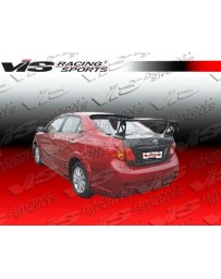 VIS Racing Carbon Fiber Spoiler Techno R 2 Style for Toyota Corolla 4DR 09-09
