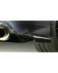 Varis Rear Carbon Diffuser Optional Side Splitter Fin Mitsubishi EVO CT9A '09 Ver 06-07