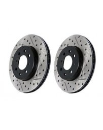 Toyota GT86 StopTech Discs - Front pair - DRILLED & SLOTTED