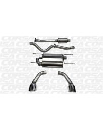 Toyota GT86 Corsa Performance 2.5" Cat-Back Exhaust, Dual Rear Exit with Single 4.5" Polished Pro-Series Tips 