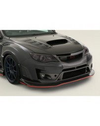 Varis Front FRP Spoiler Subaru STi GVB Sedan 08-16