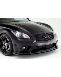 Varis Front FRP Bumper for Vehicles with Safety Shield Infiniti M37 M56 Y51 Fuga 11-13