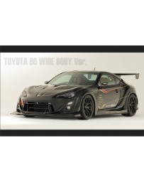 Varis FRP Wide Body Kit A No Front Diffuser Toyota GT-86 ZN6 13-15