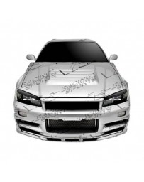 VIS Racing 1999-2004 Nissan Skyline R34 Gtr 2Dr V Spec Front Bumper