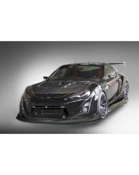 Varis Semi-Carbon Wide Body Kit B No Front Diffuser Toyota GT-86 ZN6 13-15