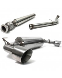 Toyota GT86 Perrin Performance 2.5" Non Resonated Brushed Catback Exhaust