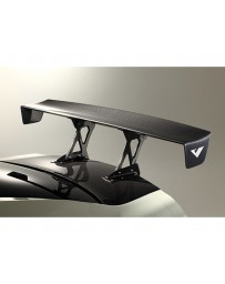 Varis Carbon GT Wing Euro Edition Center Mount for Stock Trunk with Reinforcement Plate Nissan GTR R35 09-20