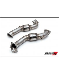 AMS Performance 2012+ Audi S6/S7 C7 Alpha Downpipes with High Flow Cats