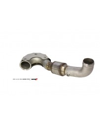 AMS Performance 14-18 Mercedes-Benz CLA 45 AMG 2.0T Alpha Downpipe with High Flow Catalytic Converter